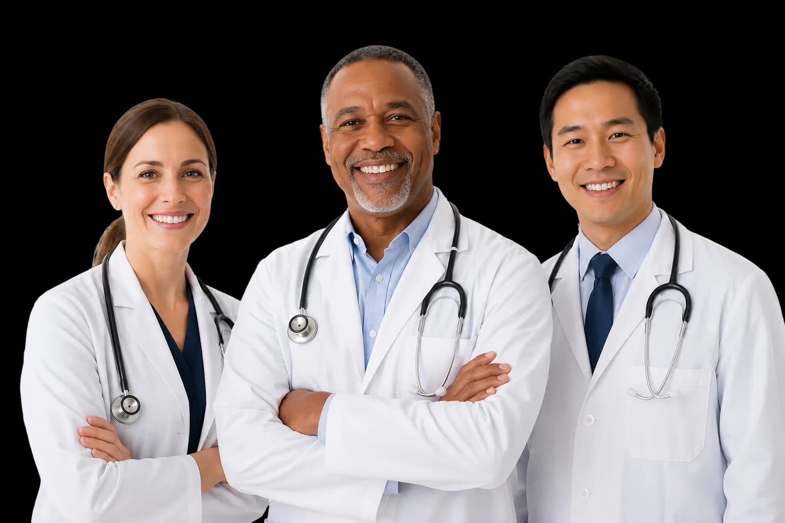 Medical team of endocrinology specialists